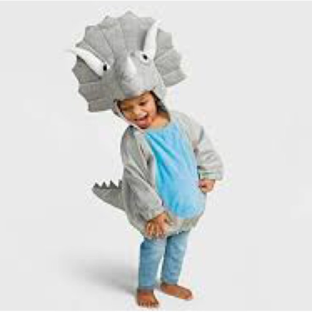Triceratops dinosaur toddler child Halloween costume
